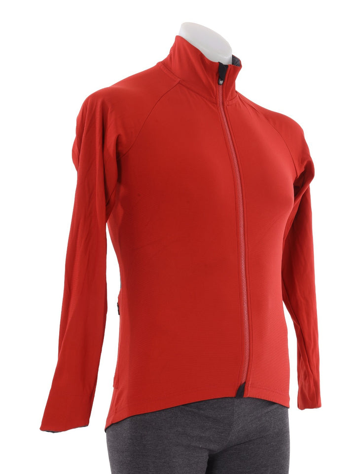 Velocio Thermal Long Sleeve Men Zip Cycling Jersey Red MEDIUM Road Bike Cycling