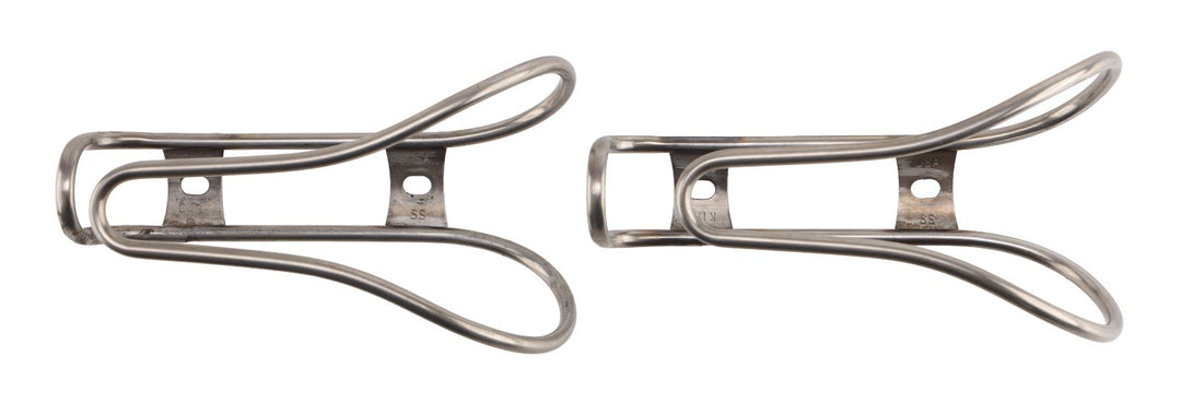 King Cage Iris Stainless Steel Road Bike Bottle Cages 1 PAIR Gravel Mountain