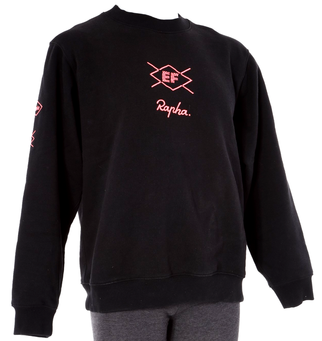 Rapha EF Education-EasyPost Pro Cycling Sweatshirt Men XS Black Road Bike