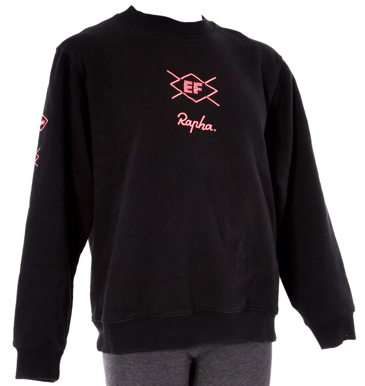 Rapha EF Education-EasyPost Pro Cycling Sweatshirt Men XS Black Road Bike