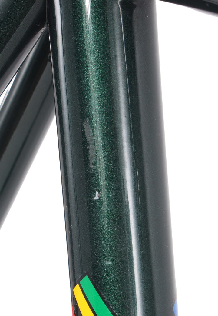 Torelli Corsa Strada Steel Road Bike Frameset 55cm Carbon Fork Green 700c Italy