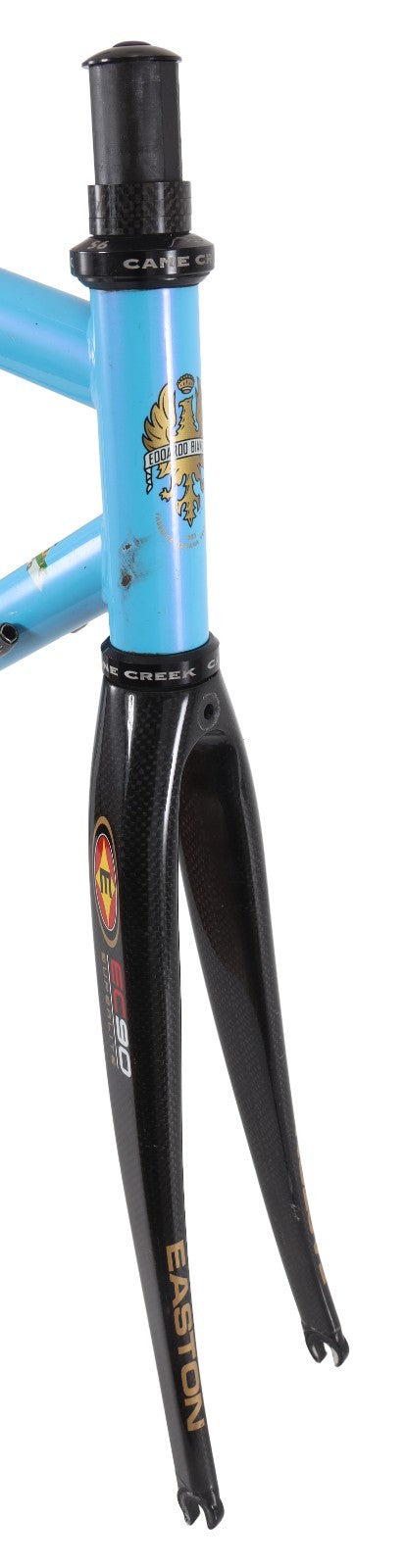 Bianchi Virata Steel Road Bike Frameset 55cm Blue 700c Easton Carbon Rear 2004