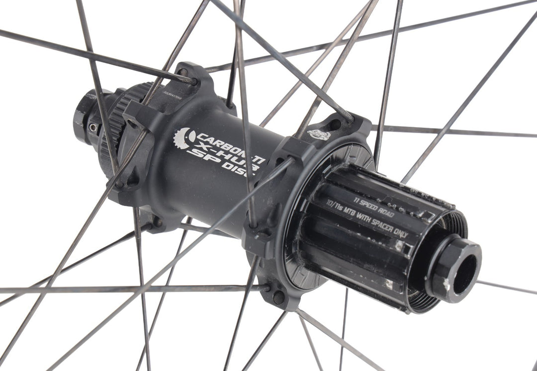Carbon Ti Duke Baccara X 36 Tubeless Disc Road Bike Wheelset Shimano 11 Spd 700c