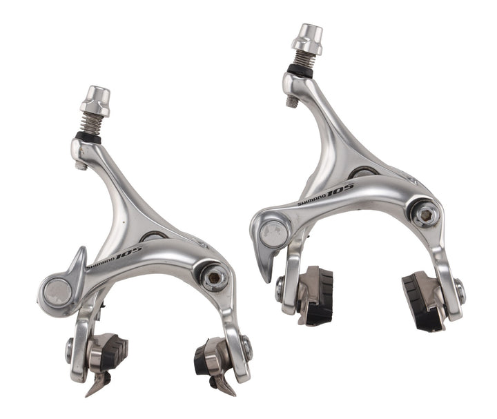 Shimano 105 BR-5501 Road Bike Dual Pivot Rim Brake Caliper Set SILVER F + R