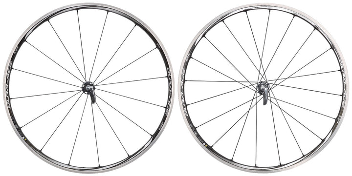 Shimano Dura-Ace WH-9000 C24 11 Spd Carbon Clincher Road Bike Wheelset 700c Rim