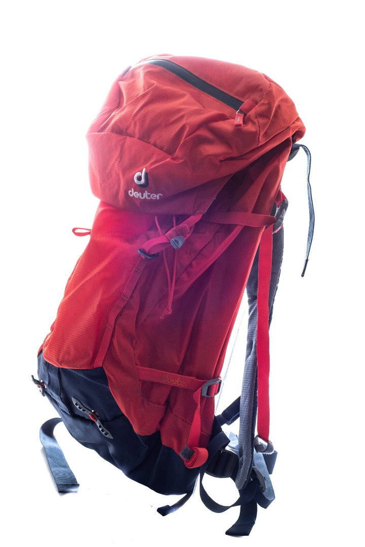 Deuter Guide Lite 30+ Mountaineering Backpack Cycling Commuter Pack Papaya-Navy