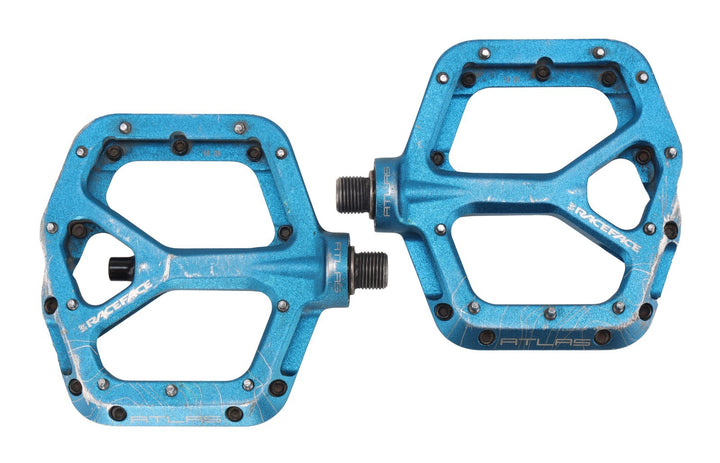 Race Face Atlas Flat Mountain Bike Pedals 9/16" Turquoise Enduro MTB DH