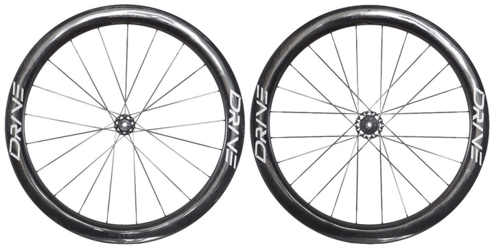 Elitewheels Drive 50D Carbon Spoke Disc Tubeless Road Wheelset 12/13 Spd Ceramic