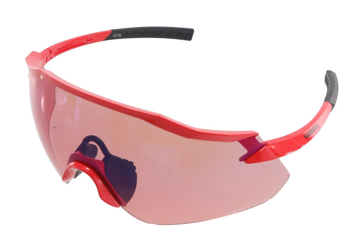 Shimano Equinox Cycling Sunglasses GLOSS RED Ridescape OR Lens CE-EQNX4 Gravel