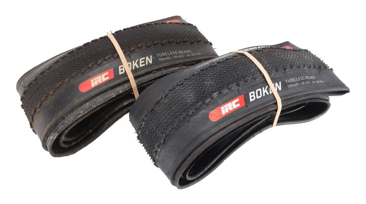 IRC Boken Gravel Bike Tubeless Tires 700 x 40c 1 PAIR Black Cyclocross Race