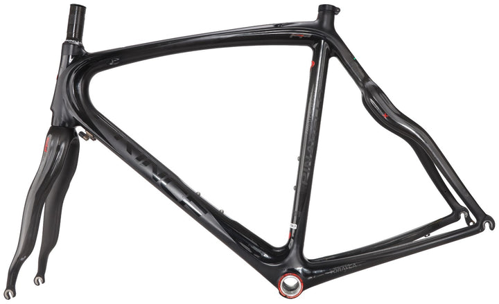 Pinarello Prince FP Carbon Road Bike Frameset 57.5cm Black on Black 700c QR 2009