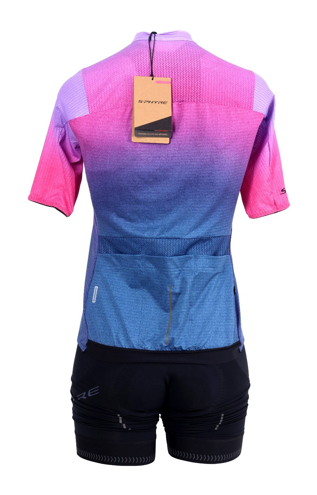 Shimano S-PHYRE Leggera Short Sleeve Cycling Kit SMALL Women Purple Road Bike