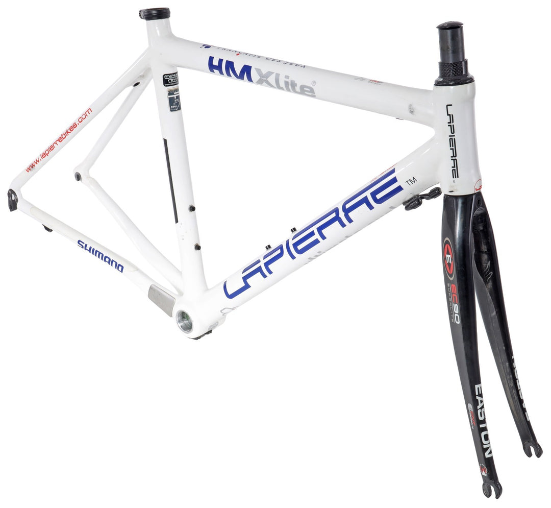 Lapierre HM XLite Team FDJ Carbon Road Bike Frameset 49cm WHITE 700c QR Rim 2008
