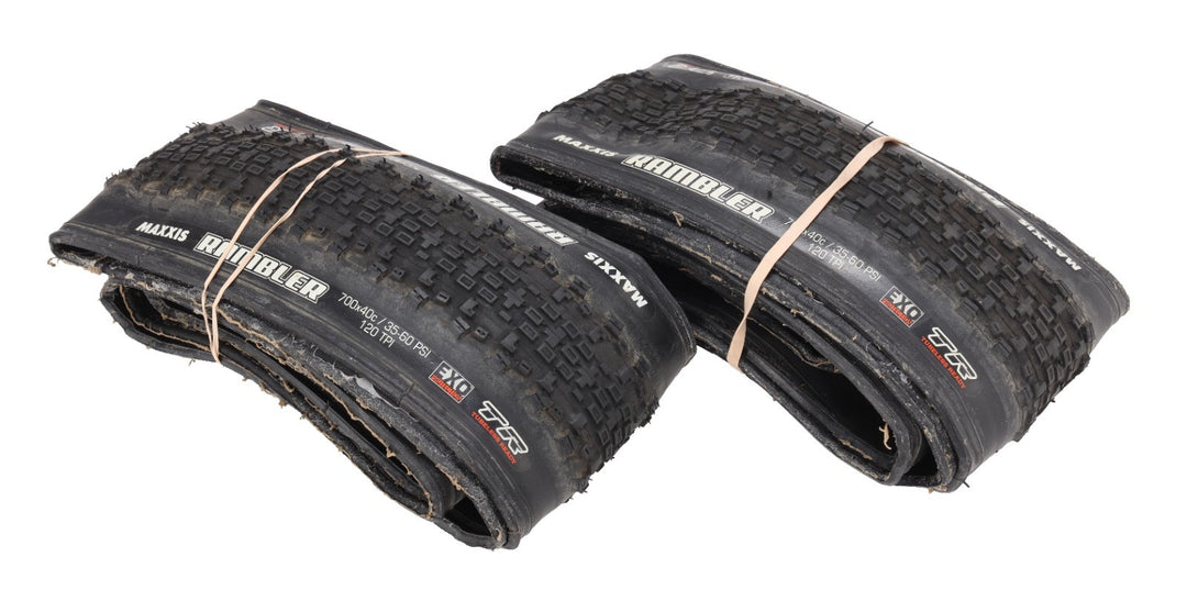 Maxxis Rambler Tubeless Gravel Bike Tires 700 x 40c 1 PAIR EXO TR 120 TPI