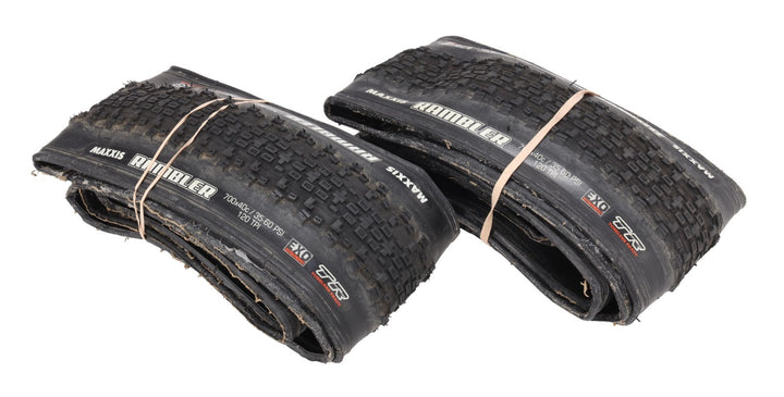Maxxis Rambler Tubeless Gravel Bike Tires 700 x 40c 1 PAIR EXO TR 120 TPI