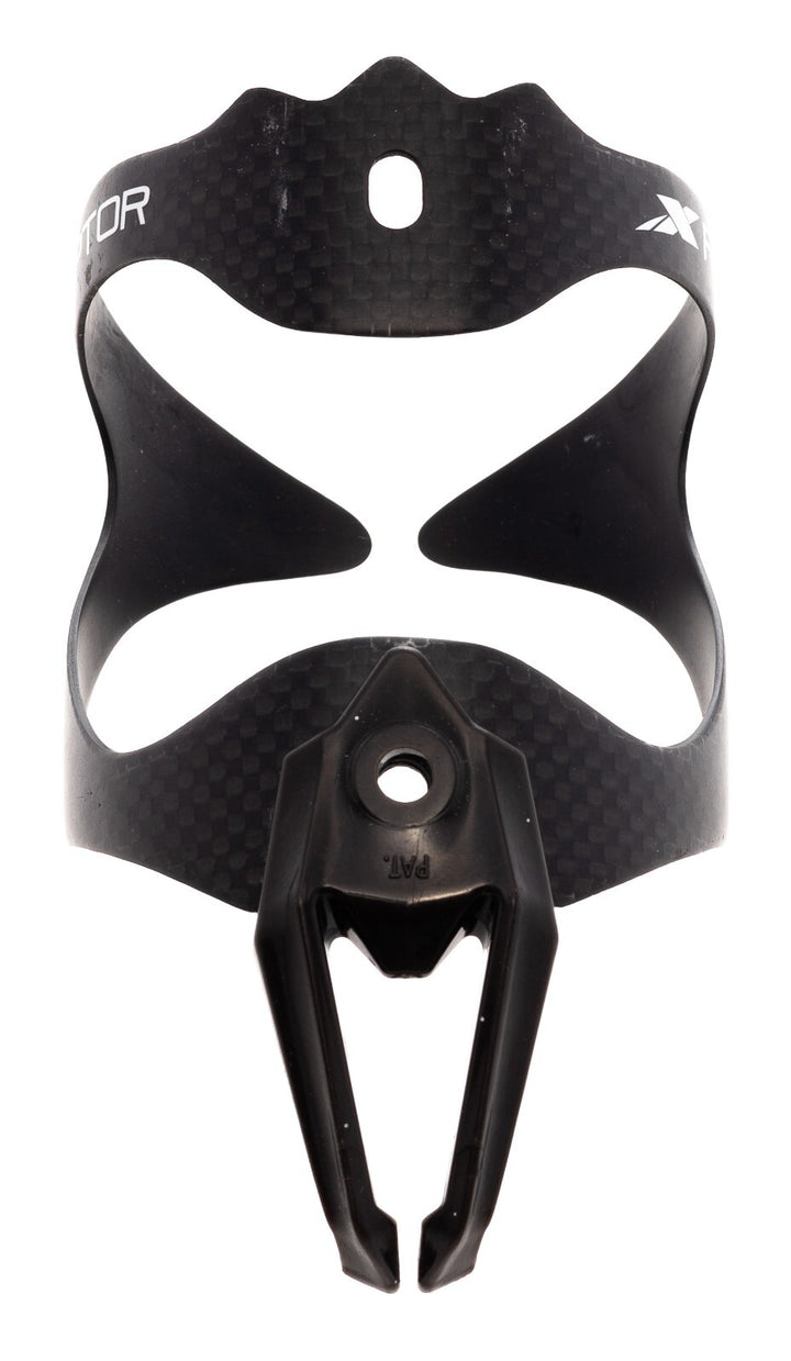 XLAB Raptor Reversible Carbon Water Bottle Cage Matte Black Triathlon Race Bike