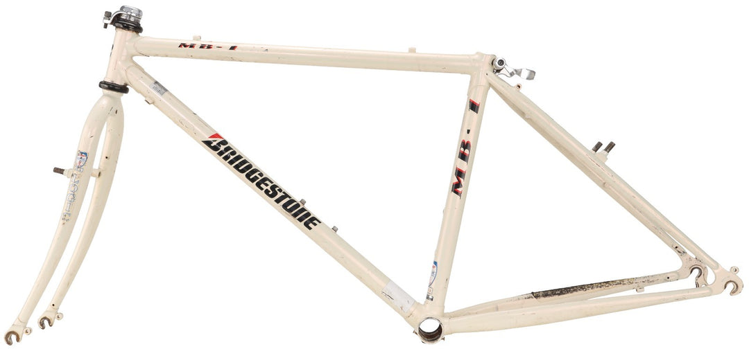 Bridgestone MB-1 Steel Mtn Bike Frameset XS Pearl Tusk Ritchey Logic RARE 1993