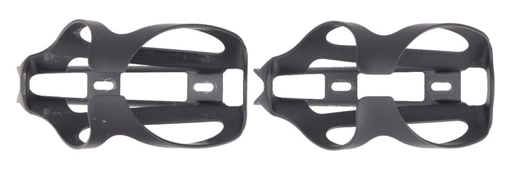 BLACK Inc Water Bottle Cages 1 PAIR Matte BLACK/GREY Road Triathlon Gravel Bike