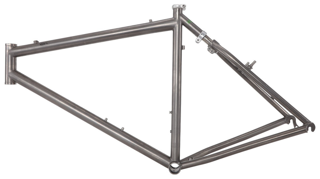 Moots YBBeat Titanium Softail Mountain Bike Frame 21" XL 30mm Rim Brake USA Ti
