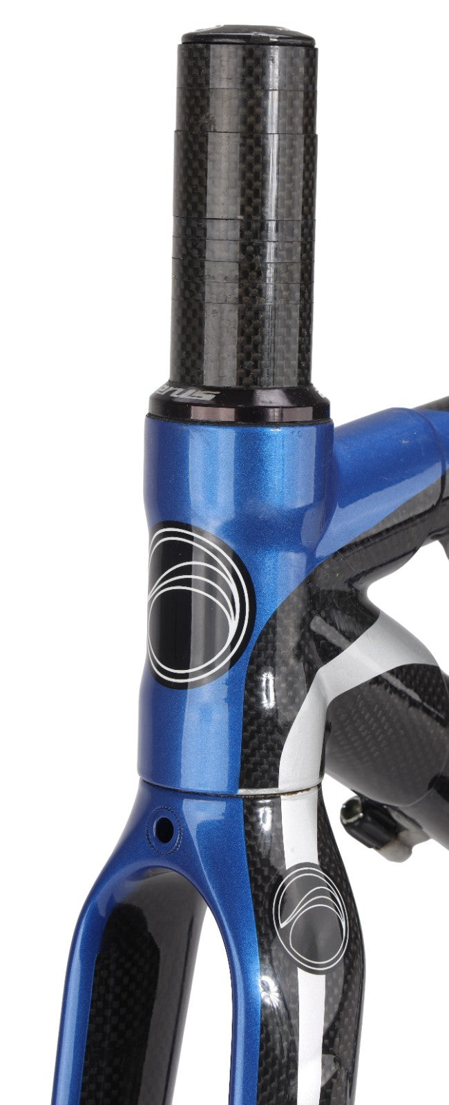 Blue Cycles RC7 Carbon Road Bike Frameset X-Small GLOSS CLEAR Rim QR USA 2008