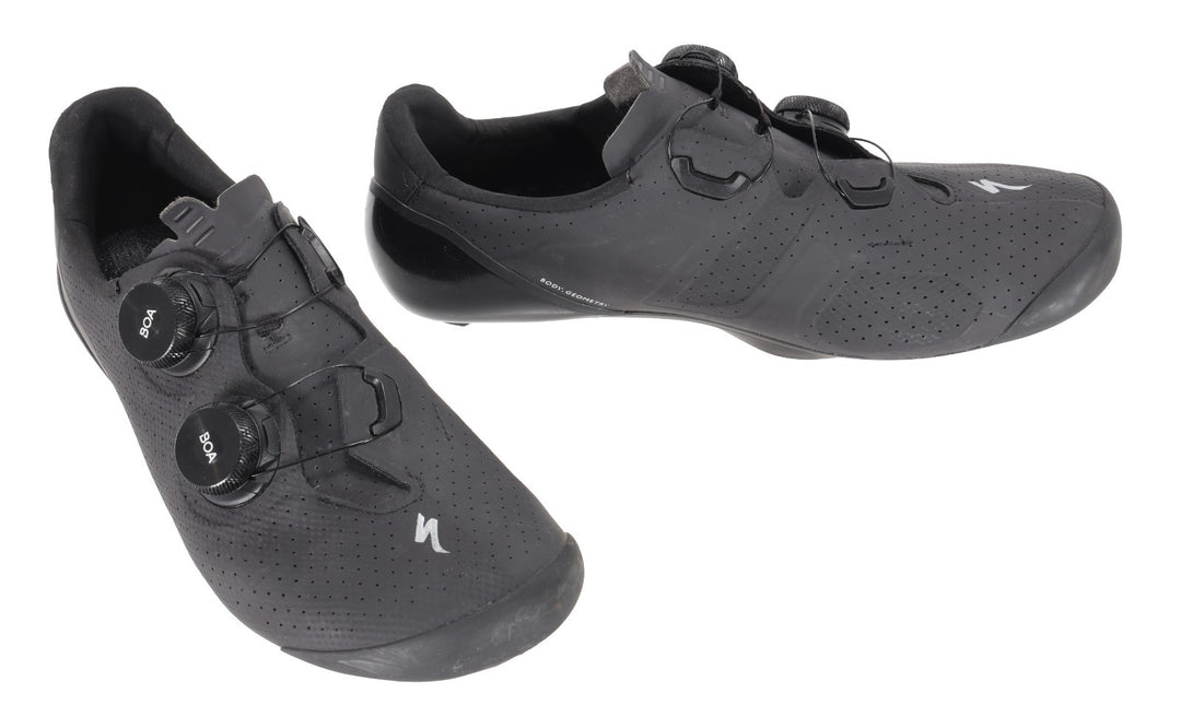Specialized S-Works Torch Road Bike Shoes EU 38.5 Mens US 6 BLACK 3-Bolt BOA Tri