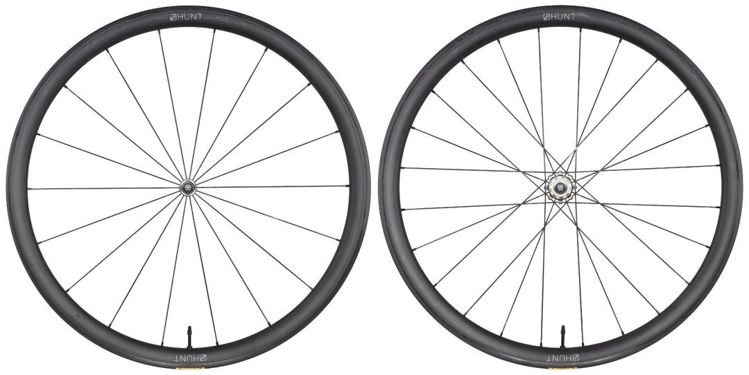 HUNT 35 Carbon Tubeless Road Bike Wheelset SRAM XDR 12/13 Spd 700c QR Rim Brake