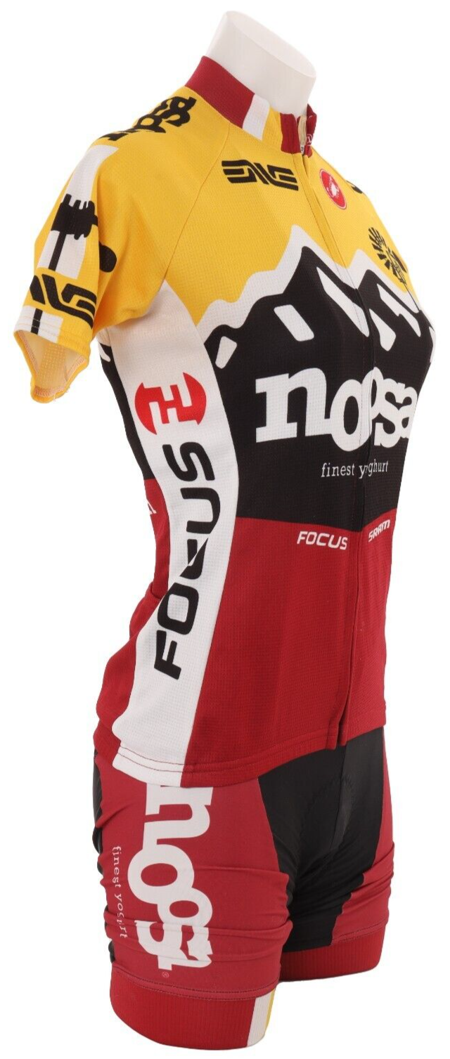 Castelli Women Noosa Pro CX Team Short Sleeve Cycling Kit LARGE Focus Bike Socks