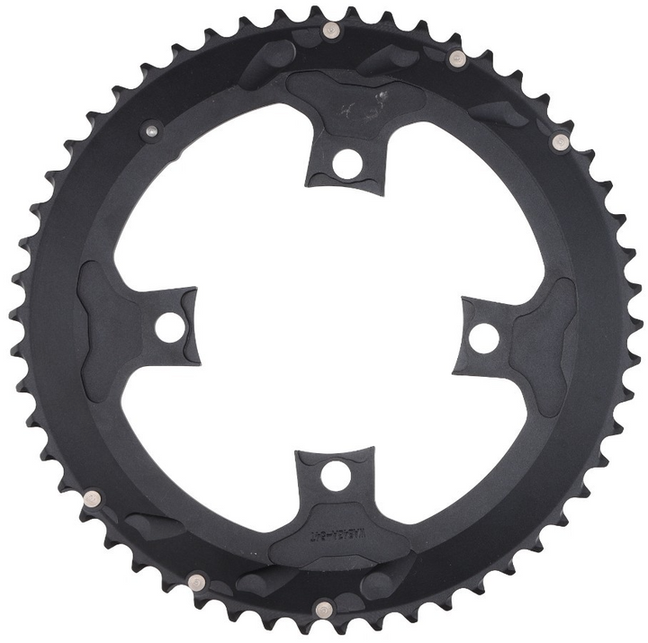 FSA PowerBox SMN Road Bike Outer Chainring 54T 110mm BCD 4 Bolt Black Shimano