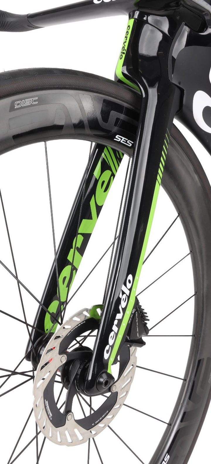 Cervelo P5 Disc Carbon Triathlon Bike 51cm BLCK/GRN 2x 11 Spd Dura-Ace Di2 2020