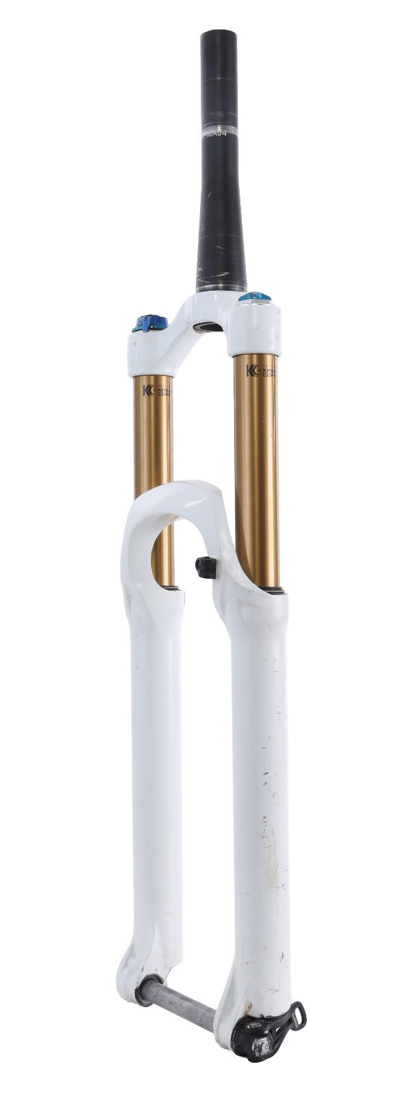 Fox RLC Factory 32 Mtn Bike Fork 26" 160mm FIT 2 Pos WHITE 15QRx 100mm Kashima