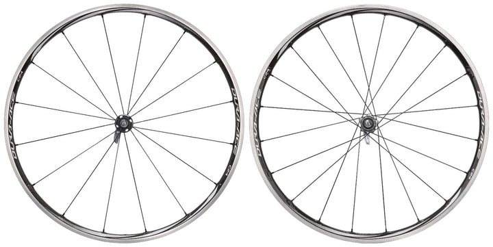Shimano Dura-Ace WH-9000 C24 11 Spd Carbon Clincher Road Bike Wheelset 700c Rim