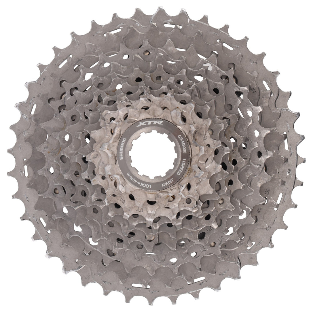 Shimano XTR CS-M9000 11s Mtn Bike Cassette 11-40T Titanium MTB Carbon Downhill