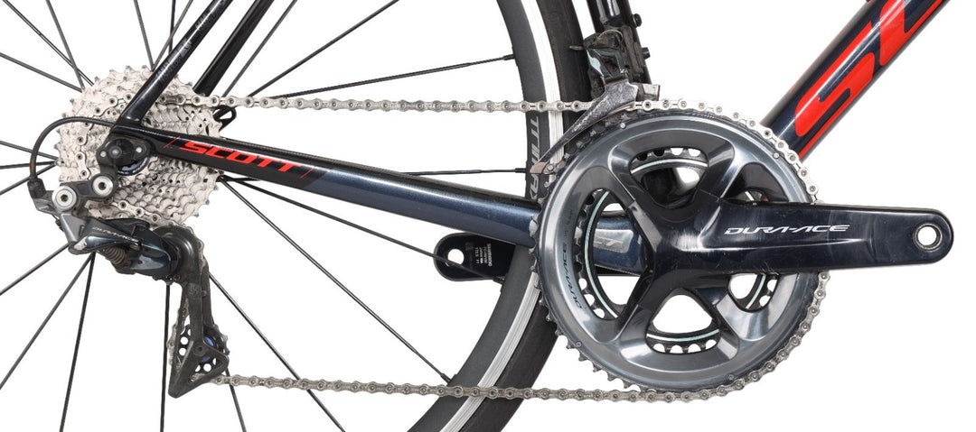Scott Addict RC 10 Carbon Road Bike Shimano Dura-Ace 2x 11s MED 700c Rim QR 2018