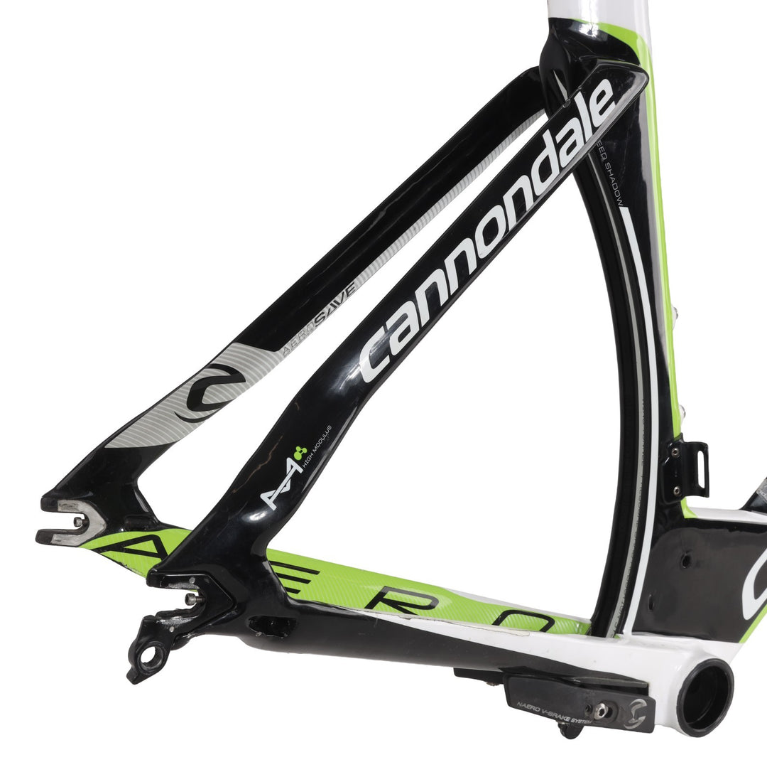 Cannondale Slice RS Carbon TT Bike Frameset 54cm BLK/GRN 700c Rim 2014 FOR PARTS