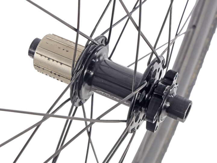 Aerus Quantum SL 40 Carbon Tubular 6B Disc 11s Cyclocross Wheelset PDX 700x 33c