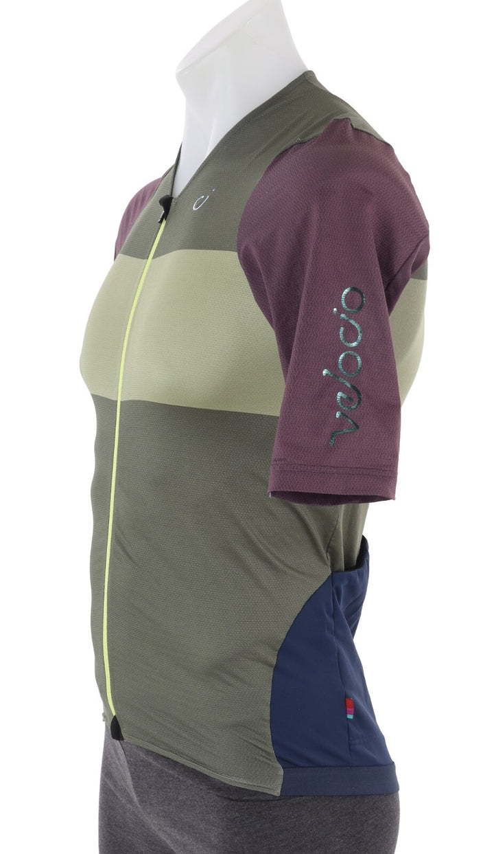 Velocio Concept SE Short Sleeve Jersey Men MEDIUM Green Road Gravel Bike MTB