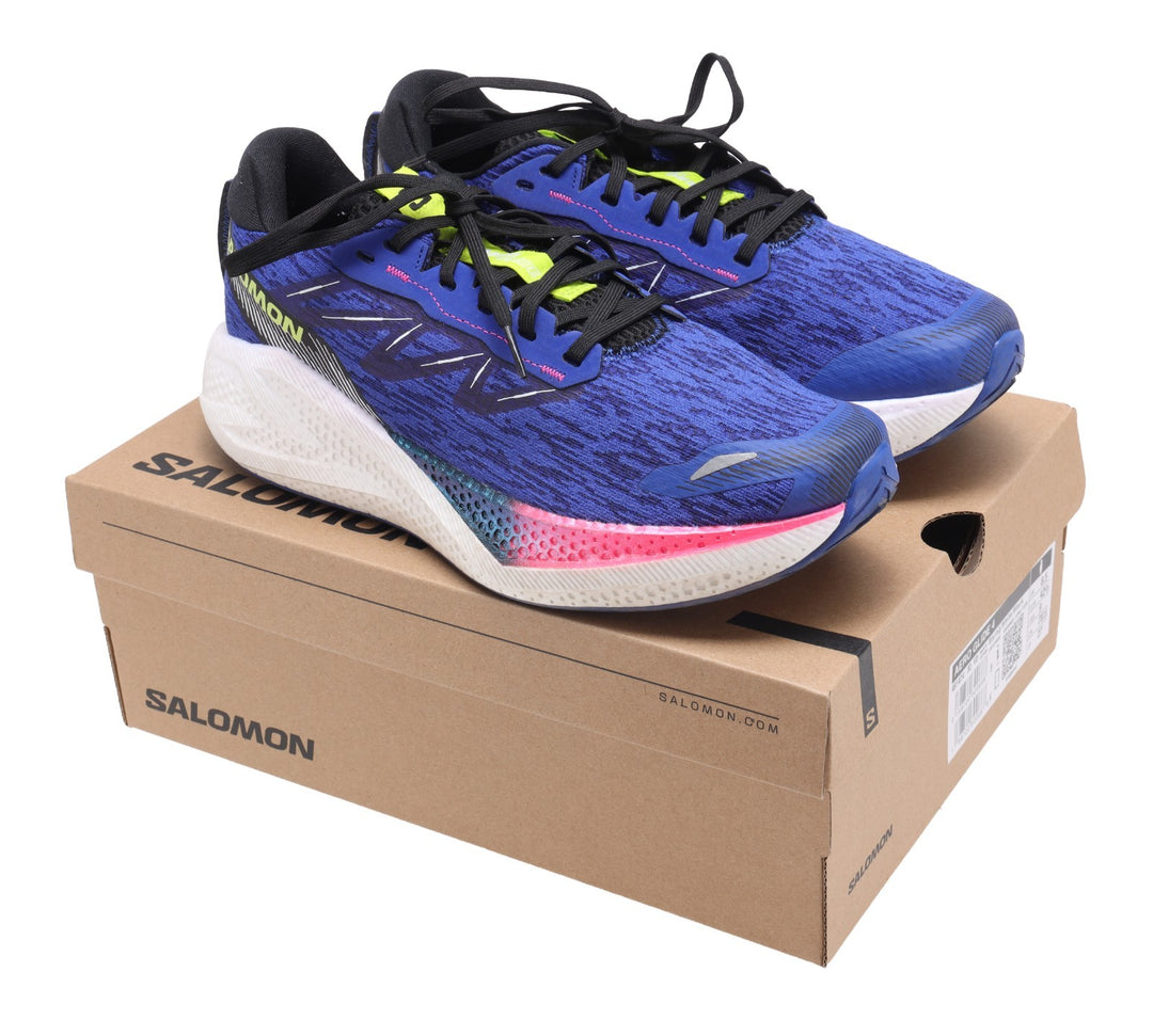 Salomon Aero Glide 4 Running Shoes US Men 9 EU 42 2/3 Blue White