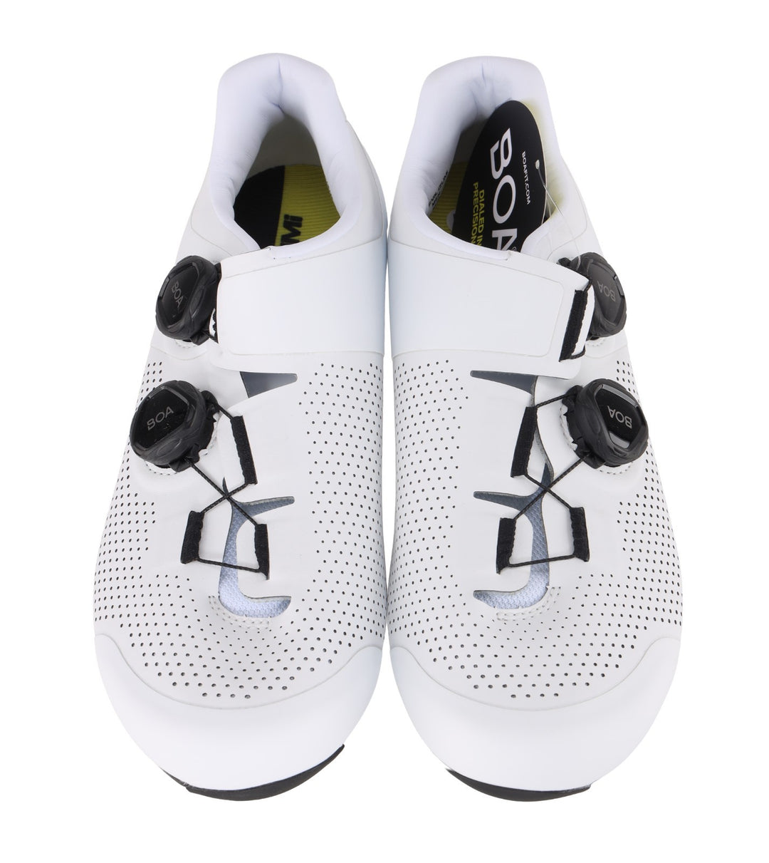 Pearl Izumi PRO Road Carbon Bike Shoes EU 41 US 7.75 BOA Wire 3-Bolt WHITE