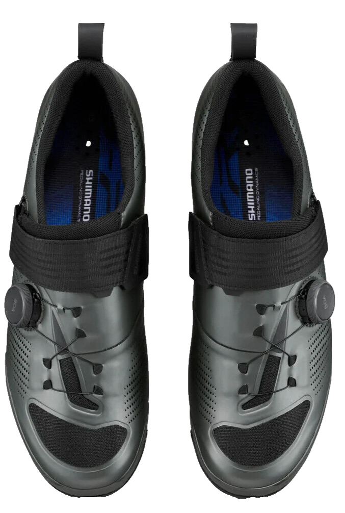 Shimano S-Phyre SH-TR903 Triathlon Bike Shoes EU 43.5 US Men 9.5 GUNMETAL 3 Bolt