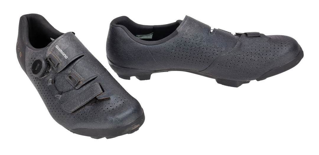 Shimano RX801 Carbon Gravel Bike Shoes EU 45 US Men 10.5 2-Bolt SPD BOA WIDE