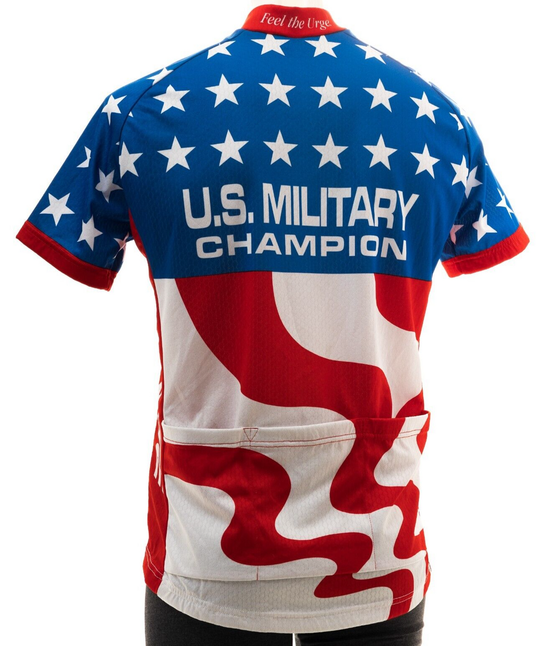 Verge US Military Champion Jersey Short Sleeve Men LARGE Road Race Gravel Bike