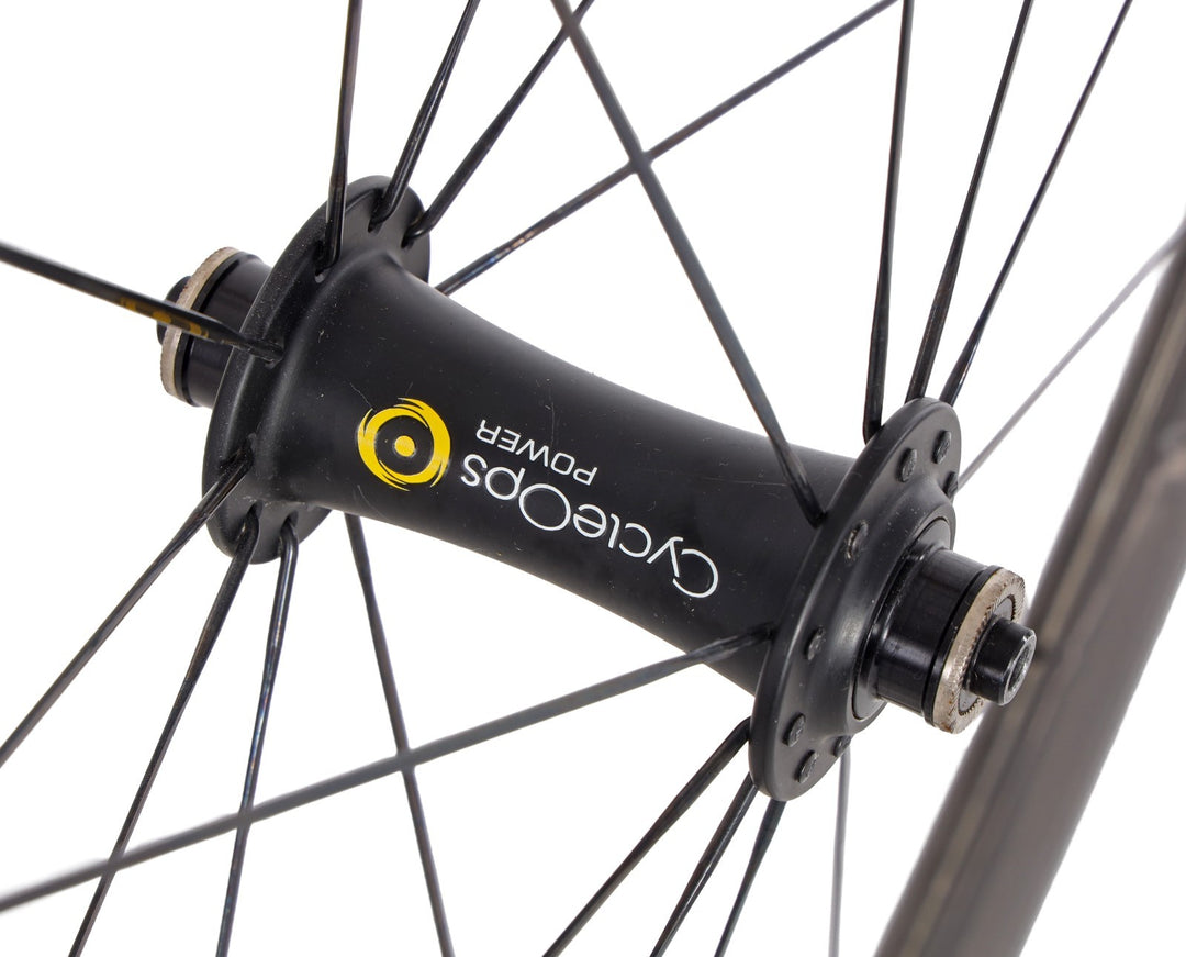 CycleOps PowerTap Carbon Road Bike FRONT Wheel Clincher 700c Aero QR Rim Brake