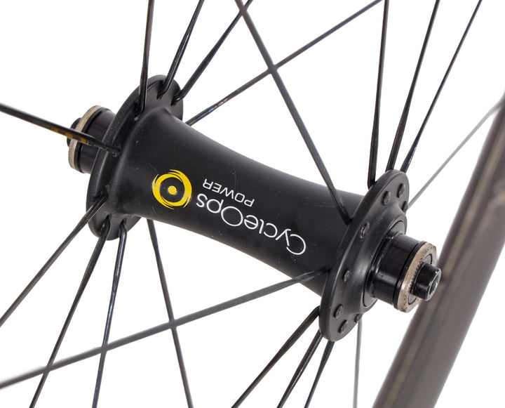 CycleOps PowerTap Carbon Road Bike FRONT Wheel Clincher 700c Aero QR Rim Brake