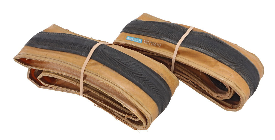 Rene Herse Bon Jon Pass Standard Tubeless Gravel Tire PAIR 700 x 35c Tan Wall