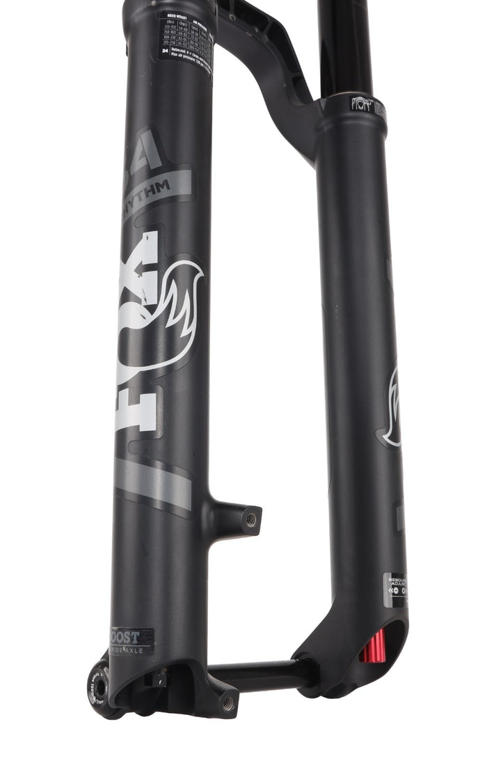 Fox Rhythm 34 FLOAT 29" Grip Mtn Bike Fork 120mm Sweep-Adj BLACK 15x 110mm 2019