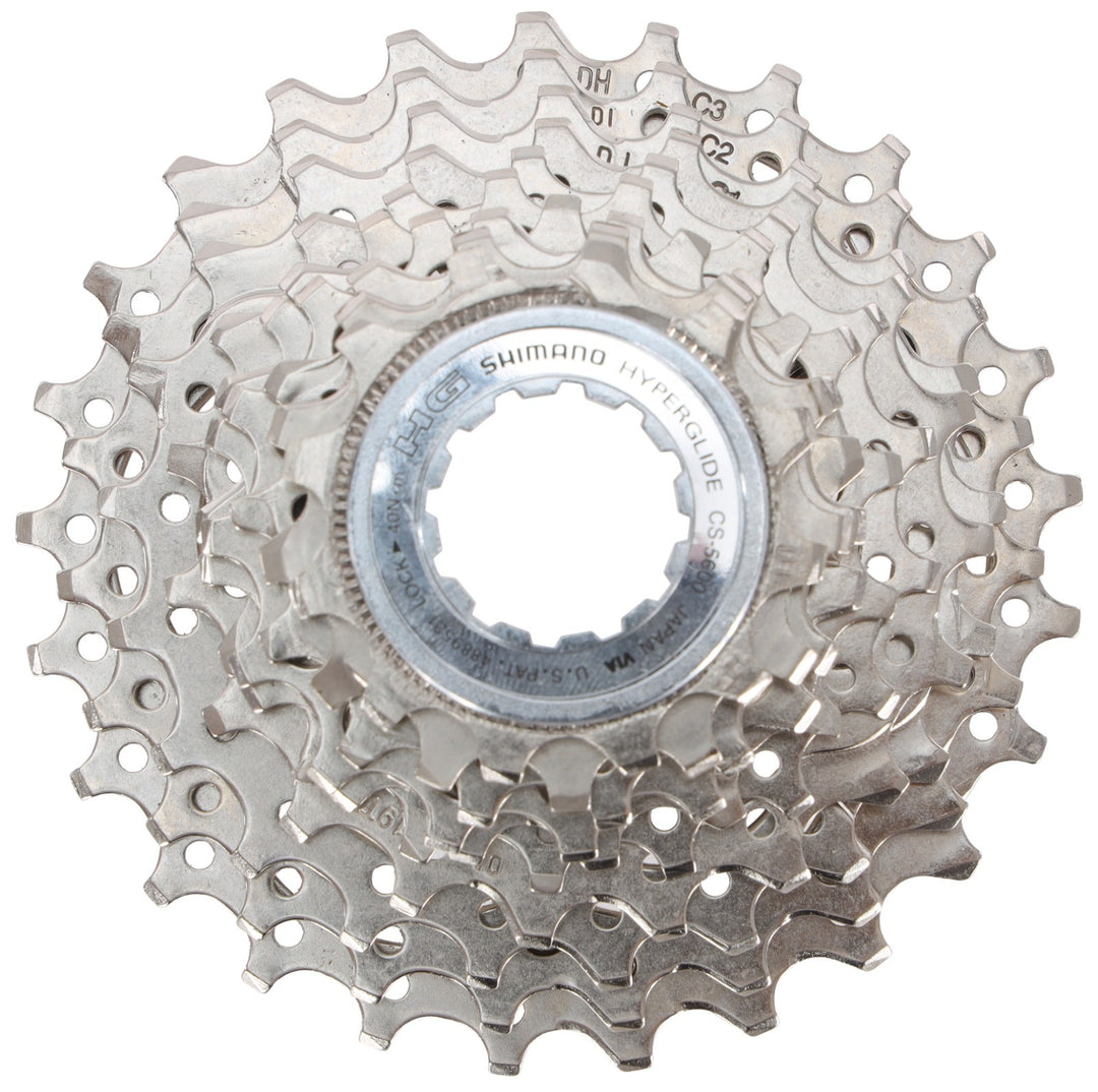 Shimano 105 CS-5600 10 Speed Road Bike Cassette 12-25T Steel Hyperglide HG