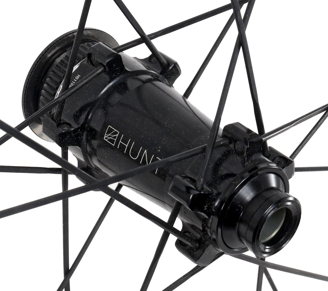 HUNT 65 Carbon Aero CL Disc Tubeless Road FRONT Wheel 12 x 100mm 700c EZO Race
