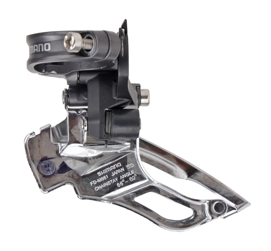 Shimano Deore SLX FD-M661 MTB 3 x 9 Spd Front Derailleur Clamp 34.9mm Dual Pull