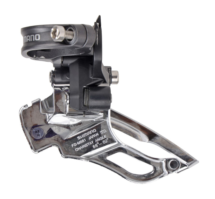 Shimano Deore SLX FD-M661 MTB 3 x 9 Spd Front Derailleur Clamp 34.9mm Dual Pull