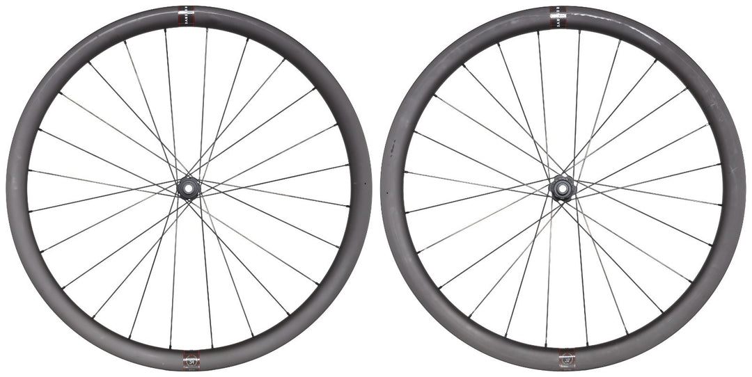 Reserve 34|37 Turbulent Aero Carbon TL Disc Road Wheelset Shimano 11 Sp 700c 240